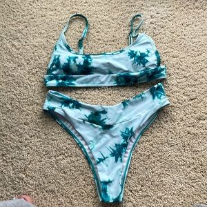 Tie dye bikini set